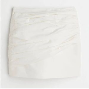 NWT H&M Innovation Circular Design Story Draped Mini Skirt
